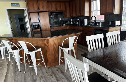 Bermuda Beach House | Beachfront Steps to the Sand Gulf Views Pet-Friendly Galveston West End
