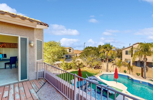 East Mesa House | Beautiful home with private pool, W/D, central AC & great locale - dog-friendly