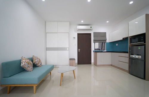 Son Tra Apartment | Bright Studio with balcony near Dragon Bridge