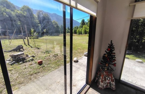 Pucon Cabin | Caburgua refuge near the beach and waterfalls