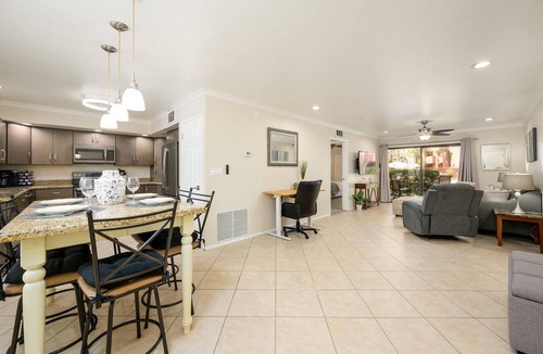 Paradise Valley Village Condo | CASA Patty'O - Anasazi Village - Bright and open condo, pet-friendly.