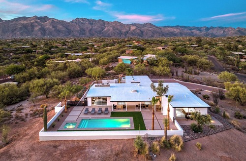 Tucson House | Catalina Foothill Hideaway by Gather: Mid-Century Retreat w/Pool & Mtn Views