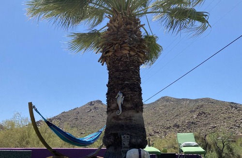 Cave Creek Cottage | Cave Creek Casita❤️ 1 bedroom on seasonal creek-views-hot tub