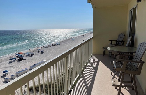 West Panama City Beach Condo | Celadon 5th Floor 2 bedroom plus bunk room. Ocean-front living and primary BR.