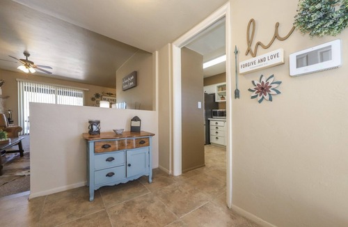 Tucson House | Central 3BR, 2BA Home Covered Patio, Garage & Bar near UofA, Hospitals & Shops