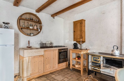 Sant'Orsola Terme House | Chalet 'Baita Al Rossat' with Mountain View, Whirlpool, Garden & Wi-Fi