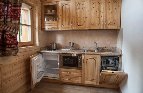 Sant'Antonio di Mavignola Ski Chalet | Chalet 'Camping Faè' with Mountain View, Private Terrace and Wi-Fi