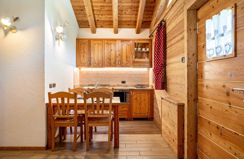Sant'Antonio di Mavignola Ski Chalet | Chalet 'Camping Faè' with Mountain View, Private Terrace and Wi-Fi