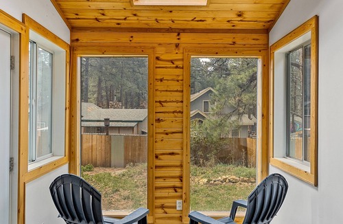 Mountainaire House | Charming Retreat with Sunroom & Spacious Deck
