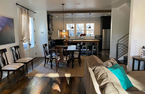 Mountainaire House | Chic home sleeps 9, has a hot tub, 3rd floor balcony, and EV Level 2 Charger