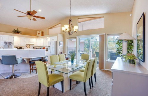 Oak Creek House | Covered Deck & Red Rock Views: Home in Sedona