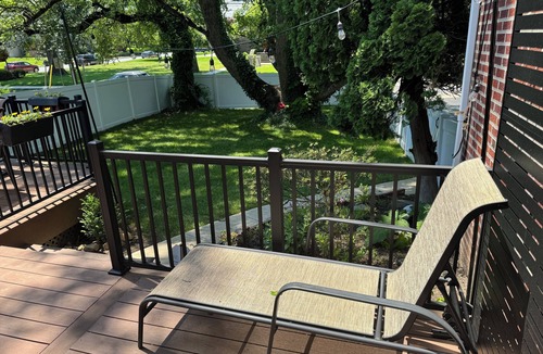 Drexel Hill House | Cozy Colonial Home, king bed, private driveway & entertaining back yard