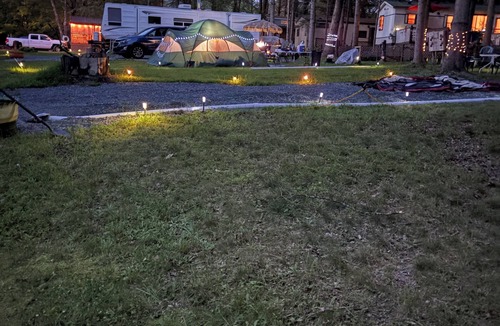 White Mills RV Rental | Cozy private campground with pool access near Lake Wallenpaupack