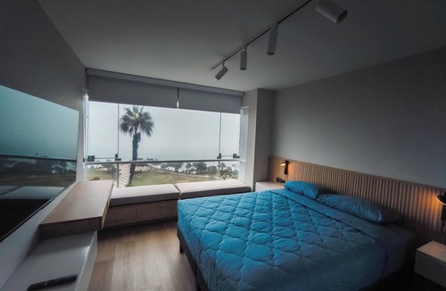 Santa Cruz Apartment | Departamento Elegante y Espacioso con Vista al Mar, Ideal Para Estadías Largas