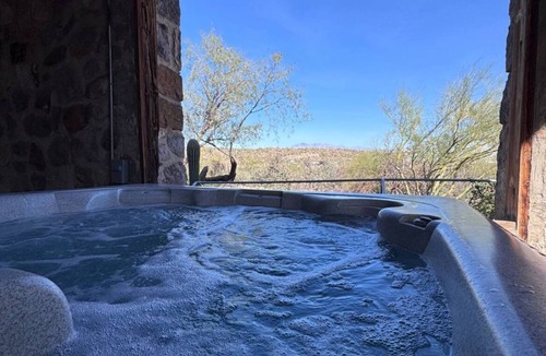 Tucson Estates Cabin | Desert Experience Historic Orchid Stone Cabin Small 2 Bedroom 1 Bath