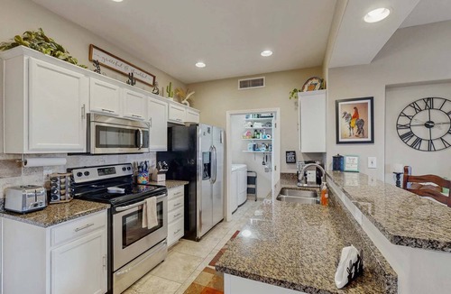 Rancho Vistoso Condo | Dog-friendly, ground-floor condo with patio, desert views, pool, hot tub, & W/D