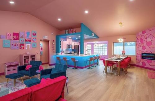 Westgreen Estates House | Dollhouse Daydream Barbie-inspired, Spacious 5-bedroom house with heated pool
