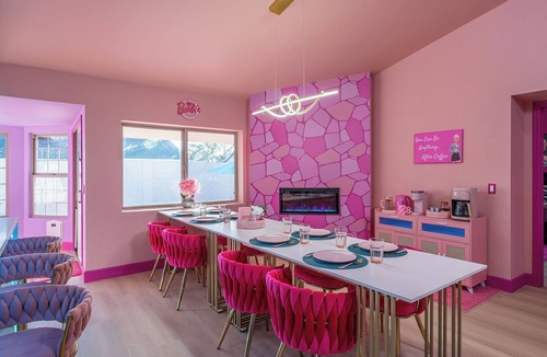 Westgreen Estates House | Dollhouse Daydream Barbie-inspired, Spacious 5-bedroom house with heated pool