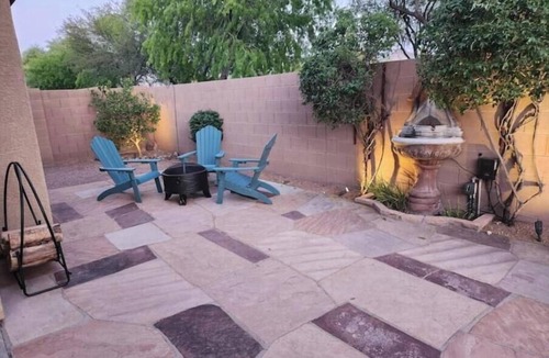 Rancho Vistoso House | Elegant desert getaway. 4 bedroom 2.5 bath. Sleeps 8. Heated pool. Outdoor BBQ.