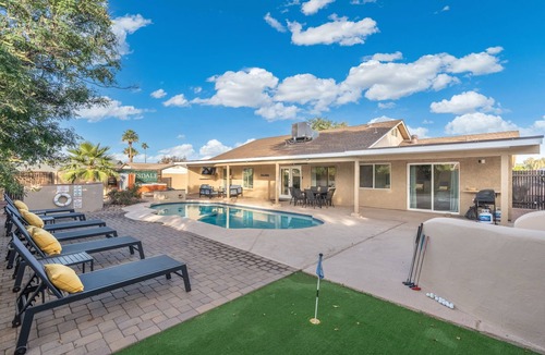 Central Scottsdale House | Epic Scottsdale Retreat: Pool, Hot Tub, Pool Table, Game Room & Golden Tee