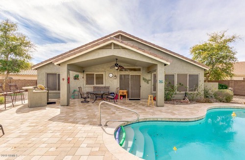 Santa Rita Ranch House | FABULOUS 3 Bedroom with a private backyard and heated pool!