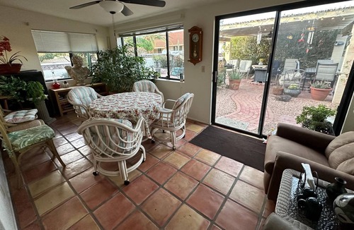 Sunland Village East House | Fully Equipped Greco Roman Retreat in a Vacation Resort in Mesa Pet Friendly.