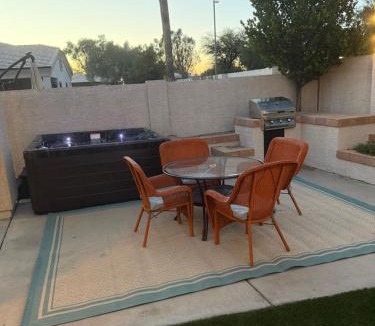 Arrowhead Ranch House | Gated Home with Pool Access, Hot Tub, and projector