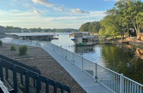 Osage Beach Apartment | Ground Floor! Lakefront! Pool! ! Convenient Fishing! STAIRS OPTIONAL!