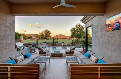 Talon Retreat House | Guard Gated Grayhawk House with Epic Mountain Views!