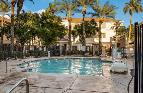 Chandler Apartment | Guided AZ Desert Tour! Outdoor Pool, Sun Terrace & Pets are Allowed HERE!