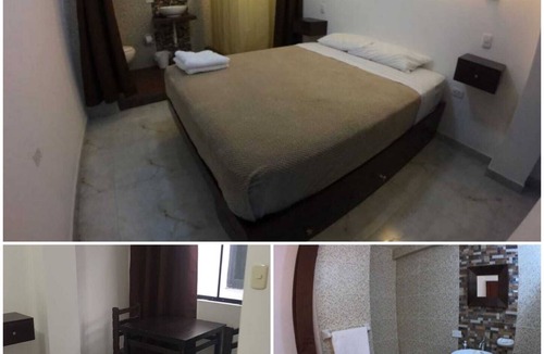 Trujillo House | Habitación con entrada independiente, baño privado y cama queen