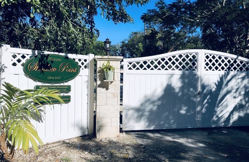 Anglers Park House | Historic Waterfront Home - 2 acres- Dock, Garden -Beach in Key Largo sleeps 16