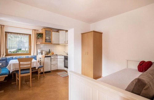San Martino in Badia Apartment | Holiday Apartment A in House Belodei with Mountain View & Wi-Fi; Parking Available