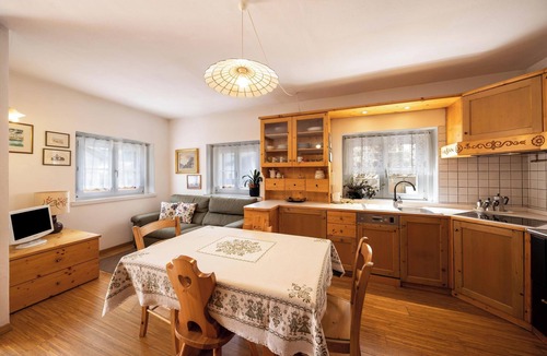 Moena Apartment | Holiday Apartment Ciasa Goti with Mountain View, Wi-Fi & Terrace