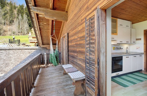 Redagno Apartment | Holiday Apartment "Pischlhof Apt Lärche" with Mountain View, Balcony & Shared Garden