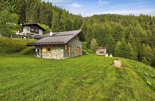 Sella Giudicarie Cabin | Holiday Home 'Baita Faé' with Mountain View and Private Garden 022246-AT-010738