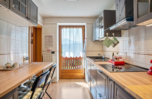Tesero House | Holiday Home 'Magda' with Mountain View, Private Garden and Balcony
