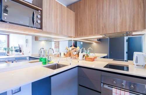 Puerto Varas Apartment | HOM I Calefacción Estacionamiento fibra óptica