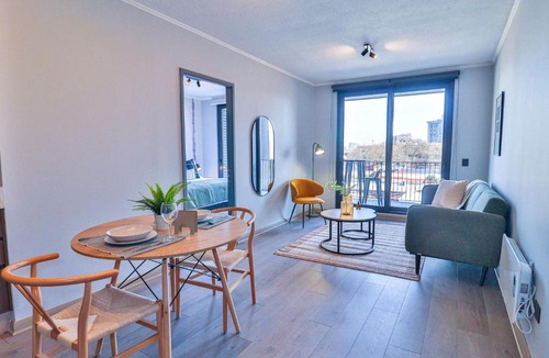 Santiago Apartment | HOM I Terraza BarrioItalia Providencia Parking I FB 7 0 3