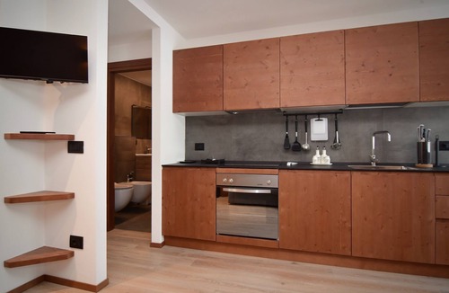 San Martino di Castrozza Apartment | Apartment with large private terrace, 40 m2 and Pale San Martino views