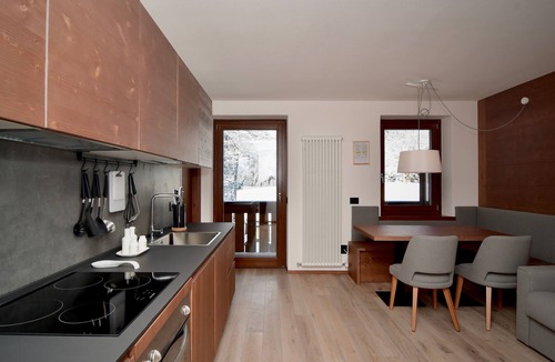 San Martino di Castrozza Apartment | Apartment with large private terrace, 40 m2 and Pale San Martino views