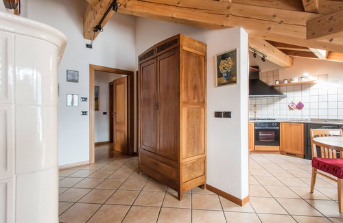 Stenico Apartment | "La Guarda" holiday home in Stenico. Panoramic balcony near Terme di Comano