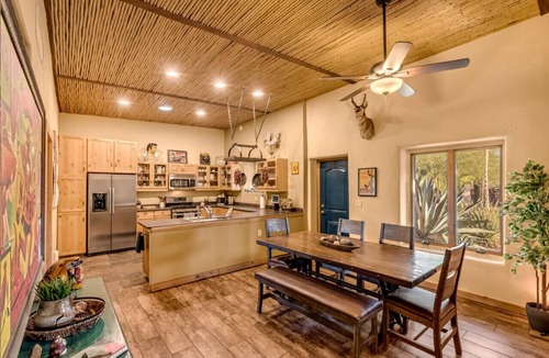 Tucson Apartment | La Puerta Azul - Stunning Desert Retreat Pool/Spa
