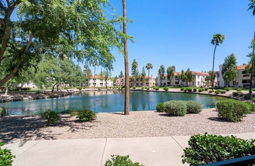 Superstition Lakes Condo | Lake Front 2nd floor condo w/community pool/spa, near golf course