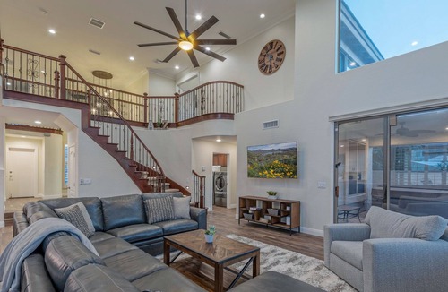 Ocotillo House | LAKEFRONT Chandler Home on Ocotillo GOLF Course: Htd Pool, Spa, Fire Pit, BBQ, Pool Table & Games
