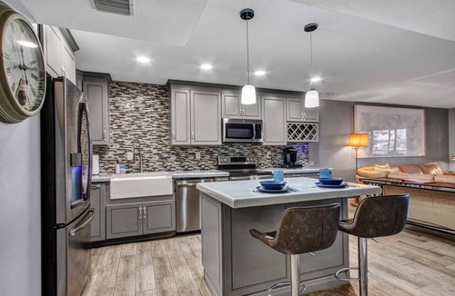 Desert Shores Condo | Lakefront Family, 3 Bedroom, 2 Bath, Private Patio, Heated Pool, Jacuzzi