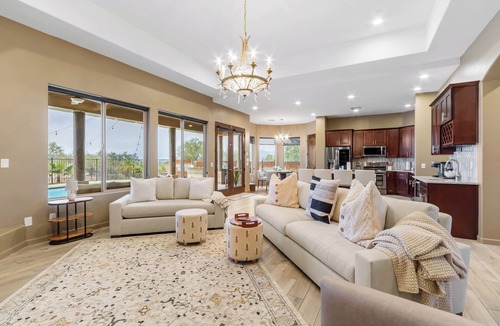 Rio Verde Foothills House | Little Common Farmhouse with Pool, BBQ, and Bar on huge lot