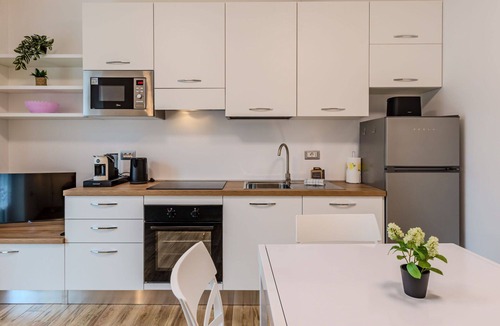 Dro Apartment | Lovely apartment for 4 people with WIFI, A/C, TV, patio and panoramic view