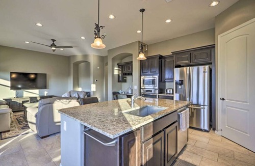 Montecito in Estrella House | Luxe Estrella Mountain Adobe - Heated Pool