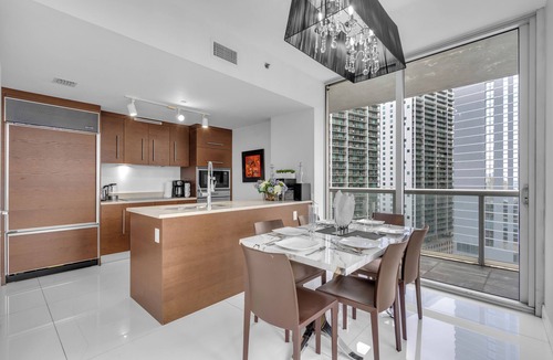 Downtown Miami Apartment | Luxury Waterfront Condo In The Urban Oasis At Icon-Brickell, W Resort Free SPA